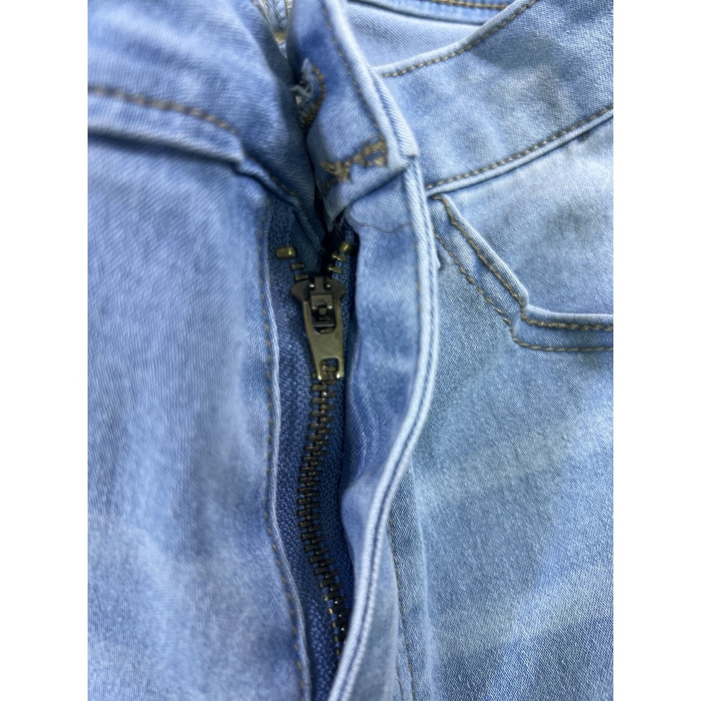 Fashion Nova Jeans Womens 5- 24" Skinny Light Wash Denim Blue Casual Pants - Picture 11 of 11